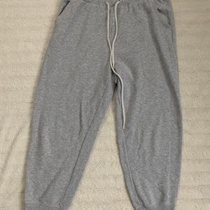 Aerie Cuffed Grey Jogger